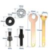 5/10pcs Metal Electric Drill Converter 6mm 10mm Attachment Angle Grinder Connecting Rod Polishing Wheel Drill Adapter