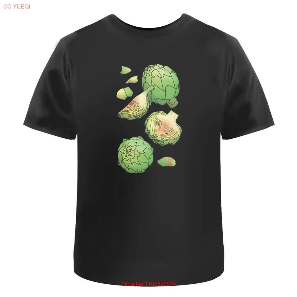 Artichoke T Shirt 100 Cotton S 2XL TA040671 vintage Washed Stylish Soft streetwear Casual Top For Everyday Wear Breathable