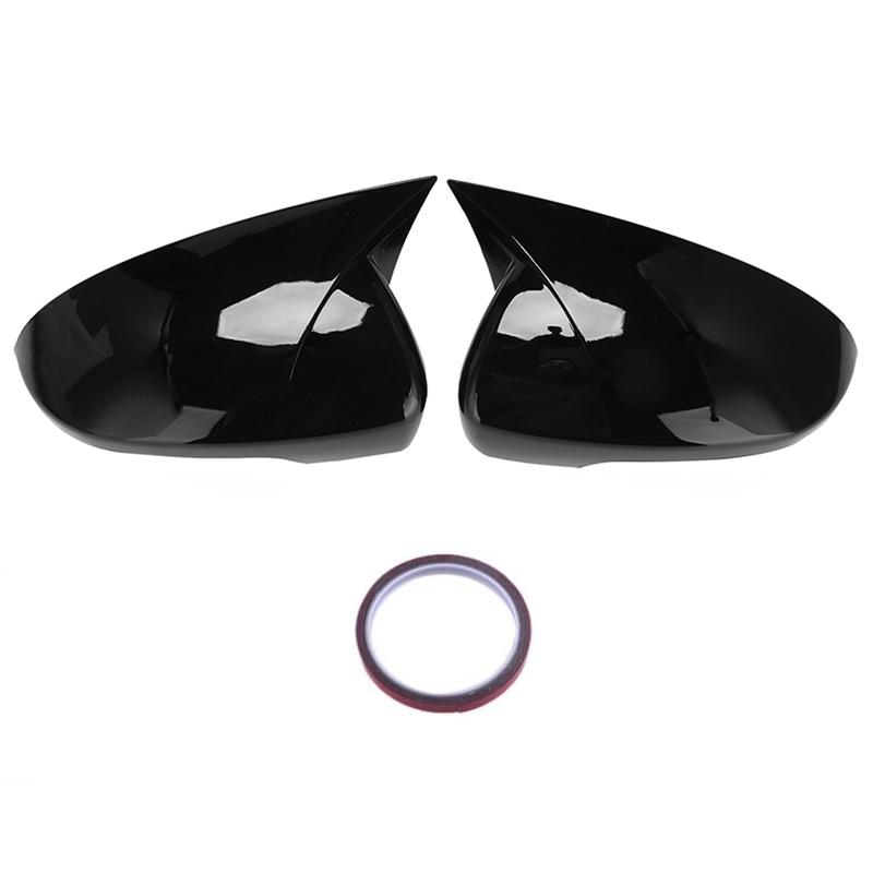 For Hyundai Tucson 2015- 2016 2017 2018  Car Rear View Mirror Ox Horn Side Cover Trim Frame Sticker Caps Accessories