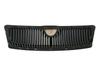 Skoda Octavia II 04-08 Front Grill Between Headlights, Chrome with Black Bars