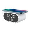 3-in-1 Wireless Charger: Desktop Clock & Thermometer for Android and Apple Devices