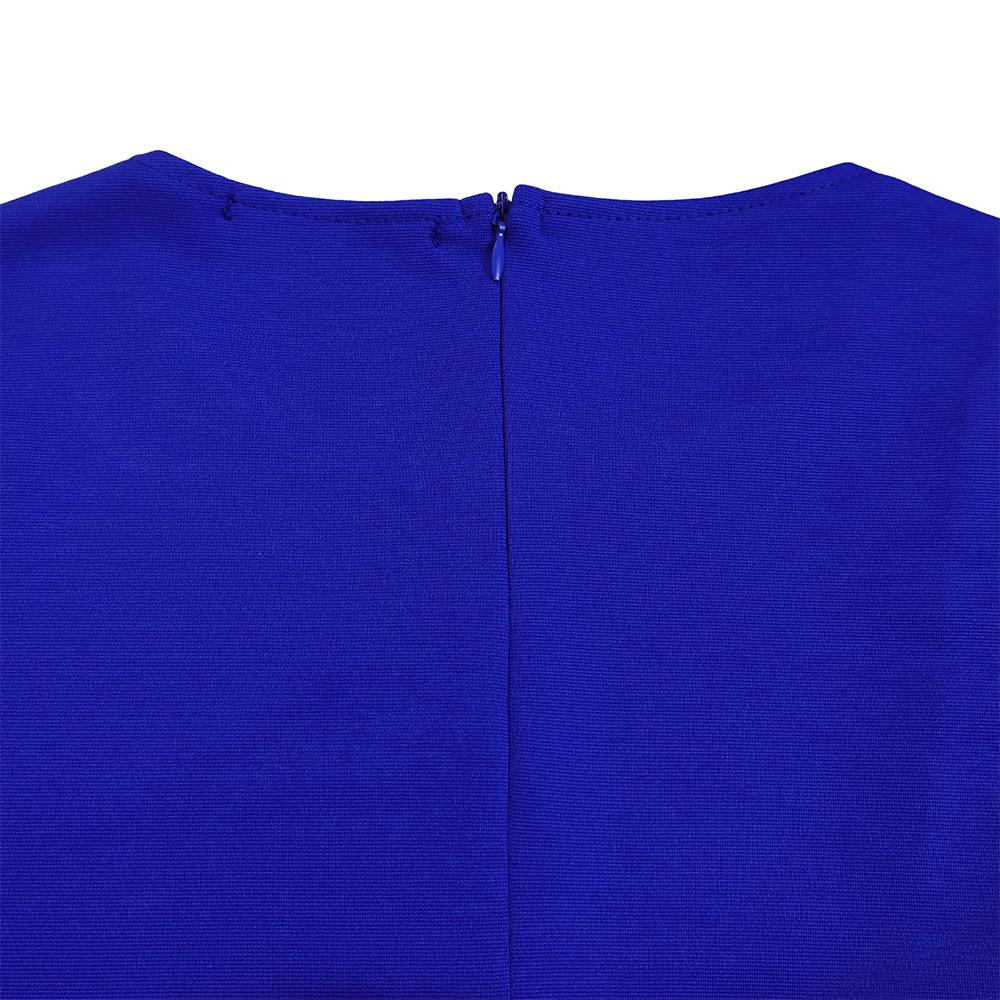 IHUASU женское осеннее однотонное зимнее элегантное офисное платье с длинным рукавом — фото 12