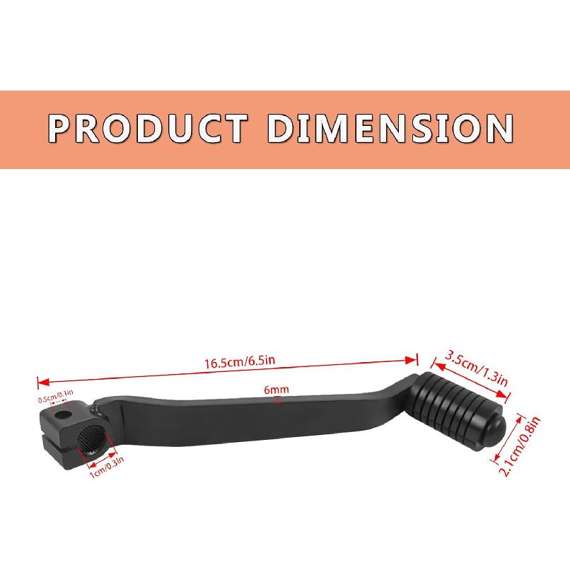 Motorcycle Gear Shifter Shift Lever Pedal Replacement for Kawasaki KLX250 2006-2020 KLX300 KLX300R KLX300SM 2020-2025 CNC Aluminum Gear Shift Lever