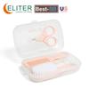 Eliter Hot Sell in Stock 4 in 1 Baby Brush and Comb Sets Manicure Brush Baby Grooming Kit Babi Groom Kit