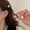 Lovely Flower Vintage Small Hair Claws For Women Girls Retro Dripping Oil Camellia Hairpin Hair Accessories Headwear Ornament