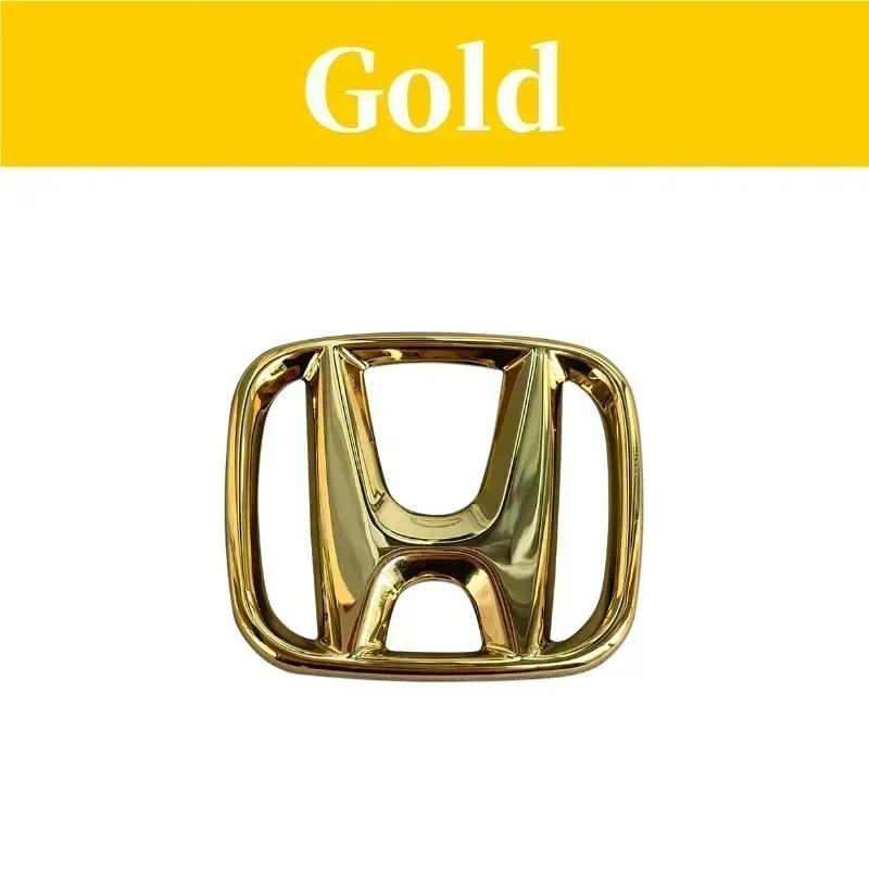 AAADF1 ABS Cars Logo Front Grille Rear Trunk Emblem for Honda Accord Civic Type-R CRV HRV FIT Jazz Steering Wheel Stickers Accessories