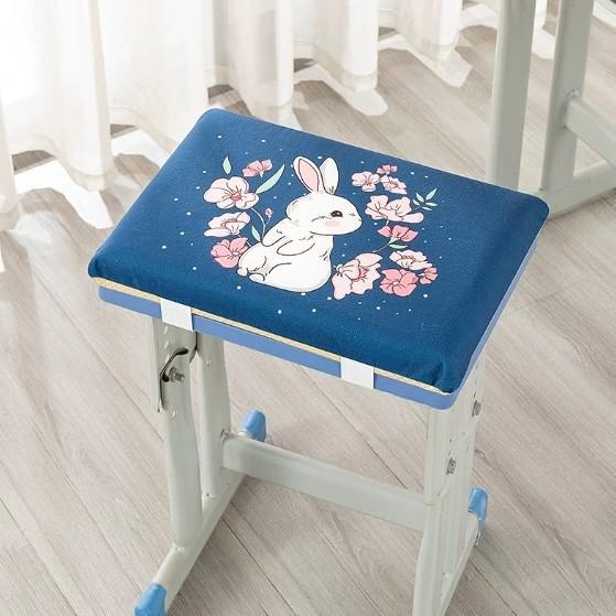 Student & Dorm Seat Cushion - Comfortable, Dual-Use Square Stool Cushion for All Seasons