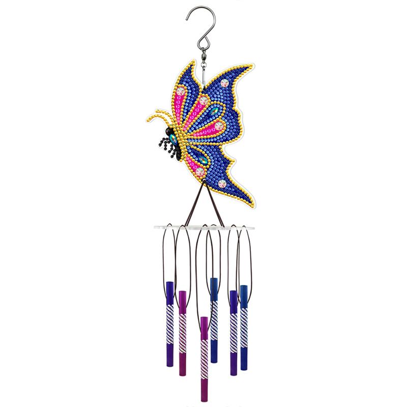 Resin Animal Wind Chime Pendant Diamond Painting Hanging Wall Ornaments Home Balcony Garden