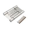 Double Opening Spring Hinges, Stainless Steel Double Action Free Swing Door Hinges, Auto Closing Hinges for Fence & Saloon Doors