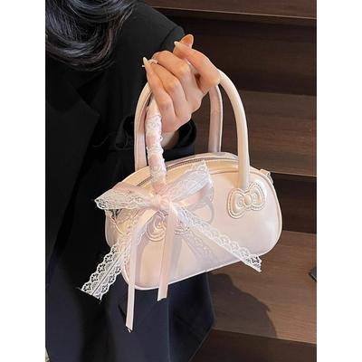Nischen Handtasche Bowlingtasche Damenmode Vielseitige Umhängetasche Neue Einfache Lässige Messenger-Tasche für Damen