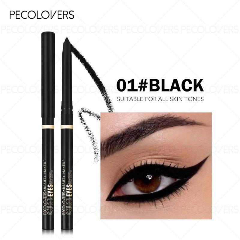 

1pcs Eyeliner Pen, Waterproof and Sweat-proof, Long-lasting Natural, Green and Black, Eye Cosmetics