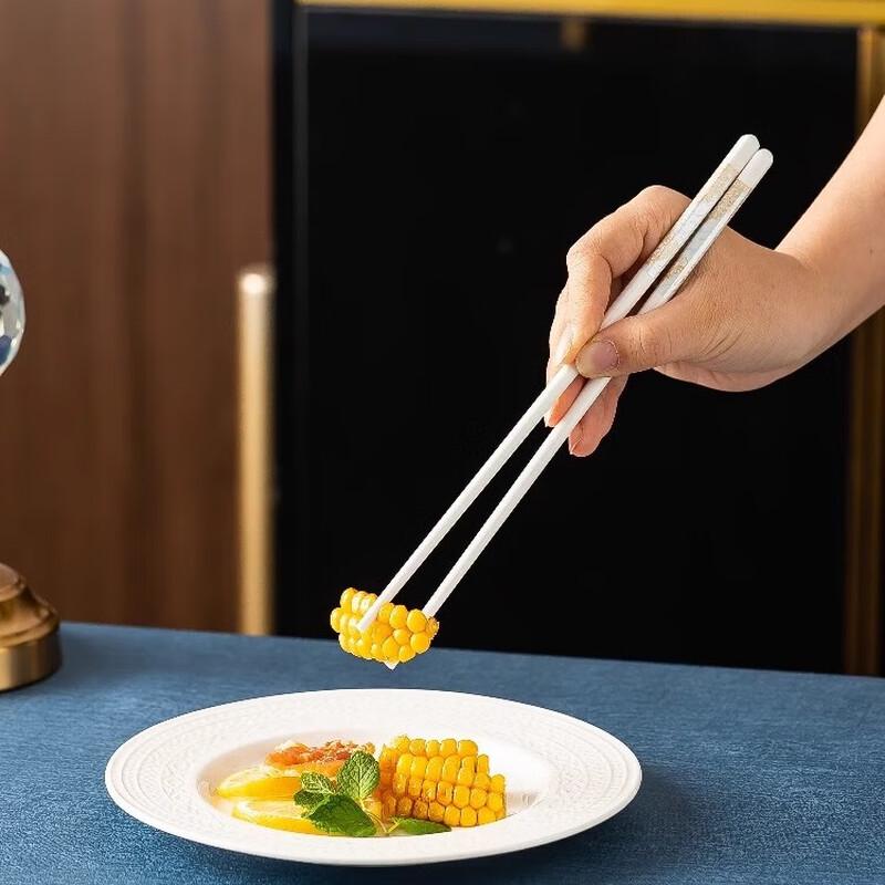 Miaoyunuo Jingdezhen Ceramic Chopsticks - Thousand Miles of Rivers and Mountains Design
