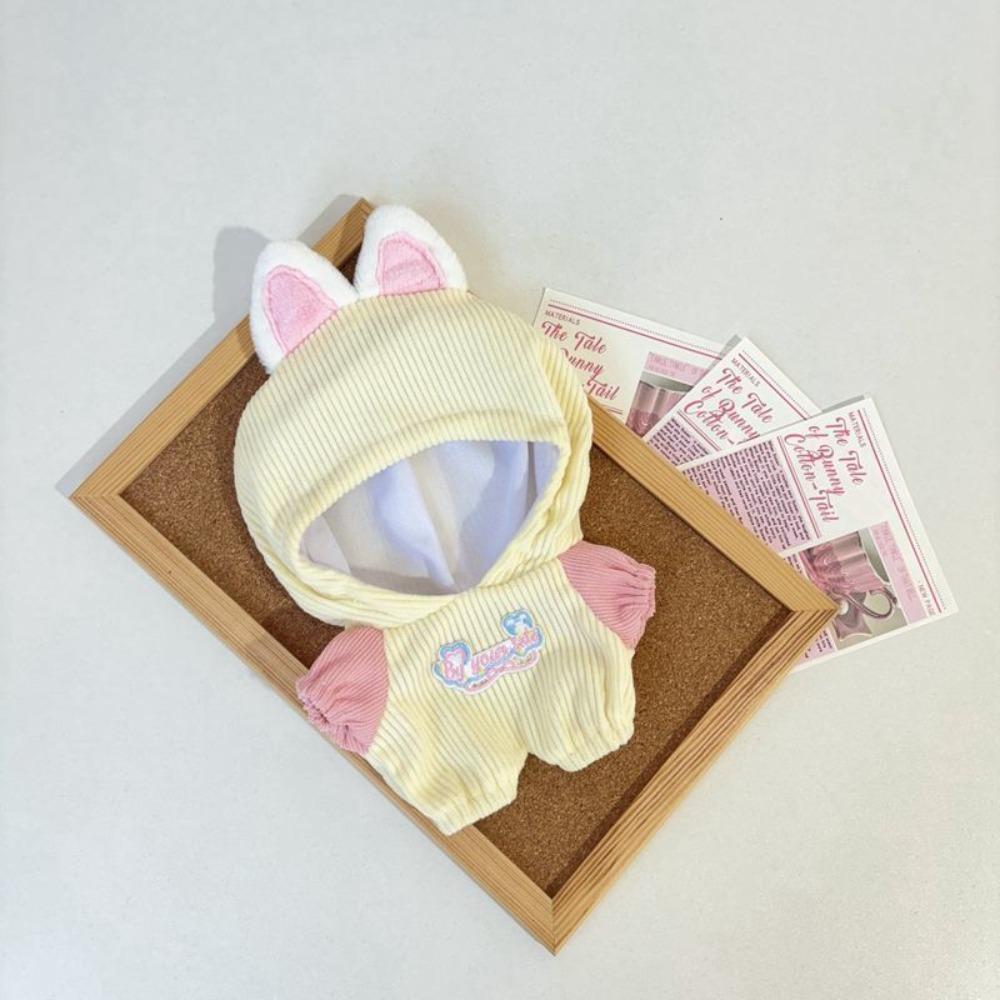 

Dress Up Plush Doll Clothes Suit No Attribute Doll Clothes Cotton Doll Clothes Children s Gift бежевий