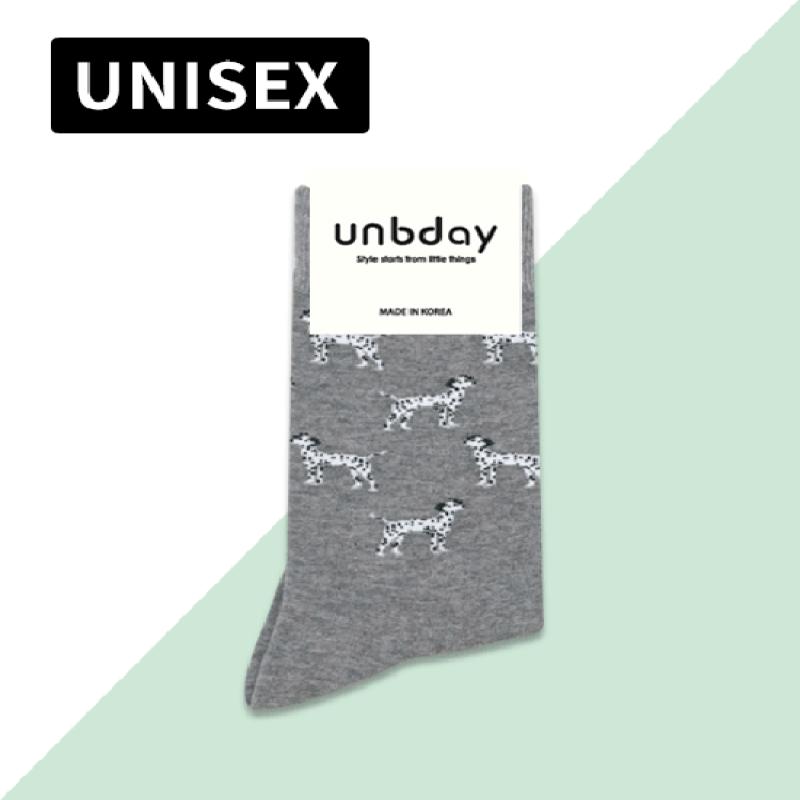 Unisex Puppy Pattern Socks - Gray gray