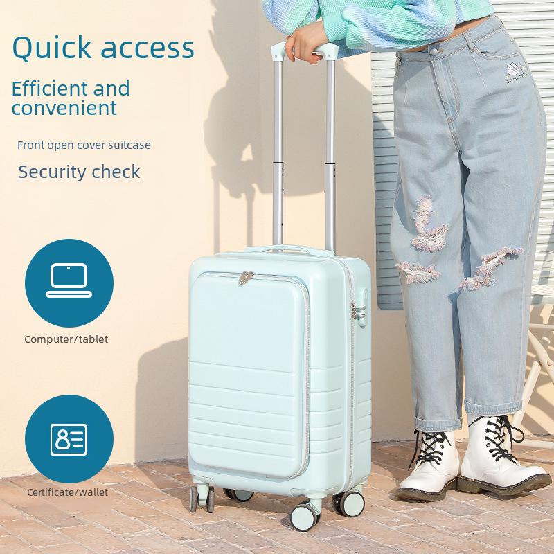 Bagaj ușor Yongsheng de 20 de inci cu deschidere frontală pentru femei și bărbați