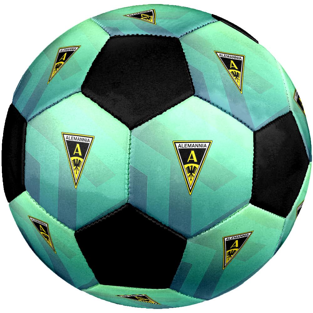 Alemannia Soccer Ball Colorful All Ages Machine Stitched PVC Competition Ready Durable High-Bounce.SIZE5