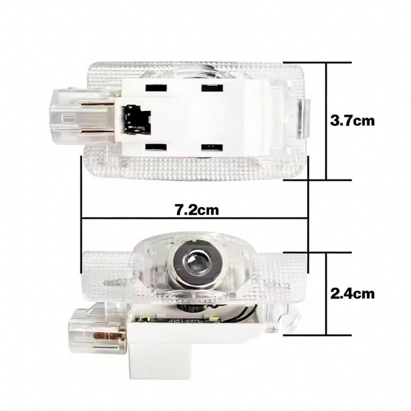 UDS2  LED Car Door Projector Ghost Shadow Welcome Light Bulbs Accessorie For Lexus RX ES GX LS LX IS GS RC UX Series ES200 ES250 ES260