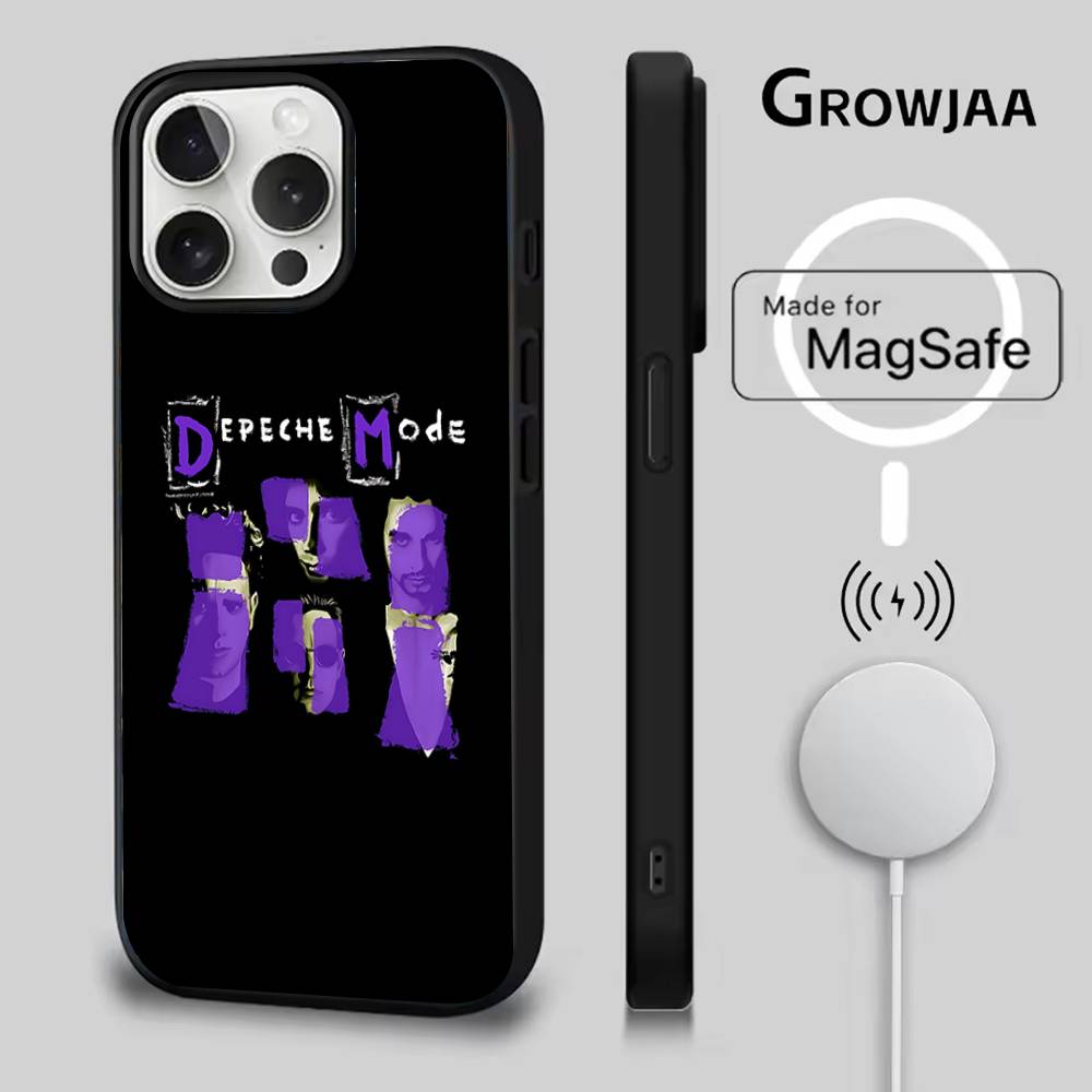 Band D-Depeches M-Modes Phone Case For iPhone 17,16,15,14,13,12,11,Pro,Max,Plus,Mini,SE4,E Magnetic Magsafe Wireless Charging