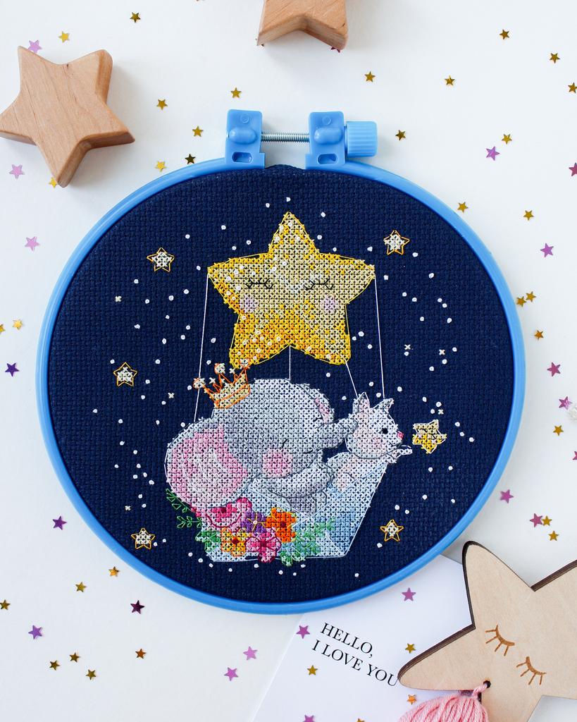 Набор для вышивки крестиком Абрис Арт Спящие звери