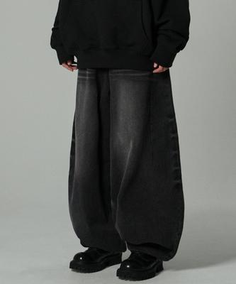 IDWS Axel Denim Balloon Pants Black