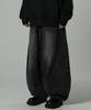 I Don'T Wanna Sell Axel Denim Balloon Pants Black