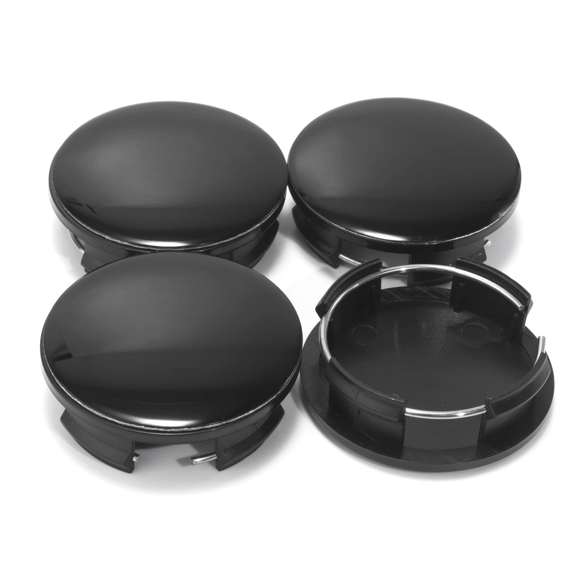 

Колпачок центра колеса 57 мм 50 мм Набор из 4 колпачков центра колеса Колпачок ступицы Простой черный