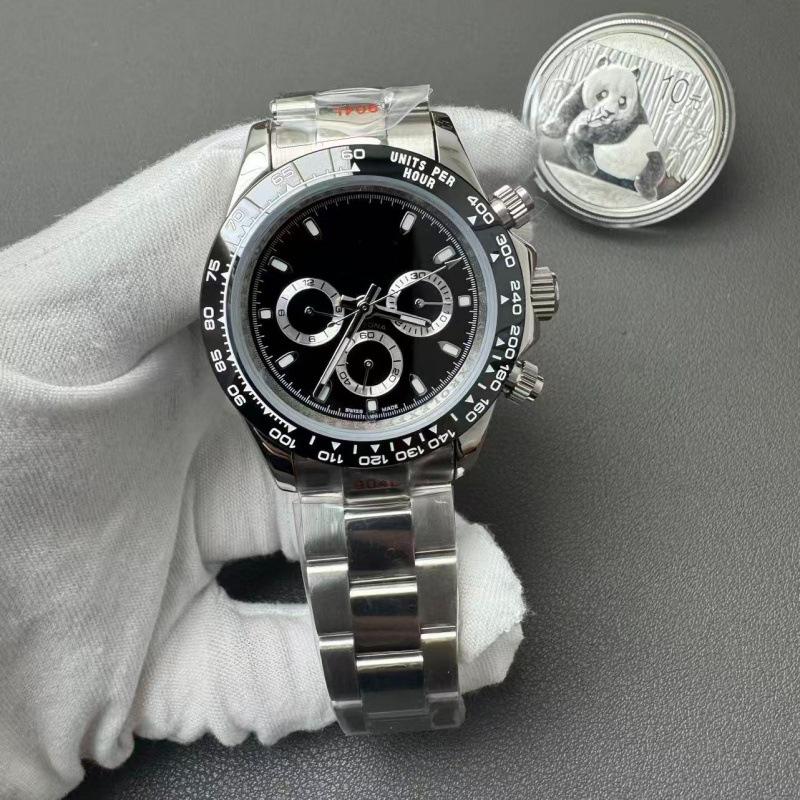Panda Eye Daytona Men's Mechanical Watch Yacht Luminous Three Eyes Six Needles