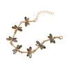 New niche design alloy butterfly bracelet sexy cute girls jewelry multi-color butterfly versatile personality women