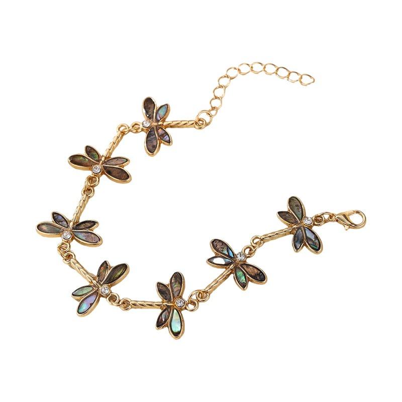 New niche design alloy butterfly bracelet sexy cute girls jewelry multi-color butterfly versatile personality women