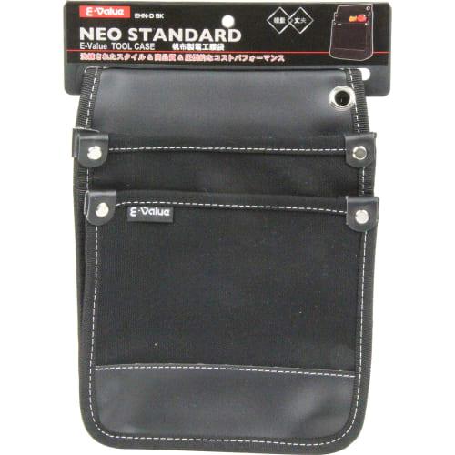E-Value Canvas Electrician's Waist Pouch, Black, Lightweight, EHN-D BK