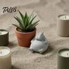 Small Gifts for Animal Lovers 3D Printed Chubby Hippo Figurine, Lazy Hippopotamus Statue, Cute Decorative Figures Desk Ornament Home Office