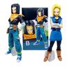 24Cm Anime Dragon Ball Z Android 17 18 Figura Android 18 Pvc Colección De Figuras De Acción Modelo Juguetes Para Niños Regalos D