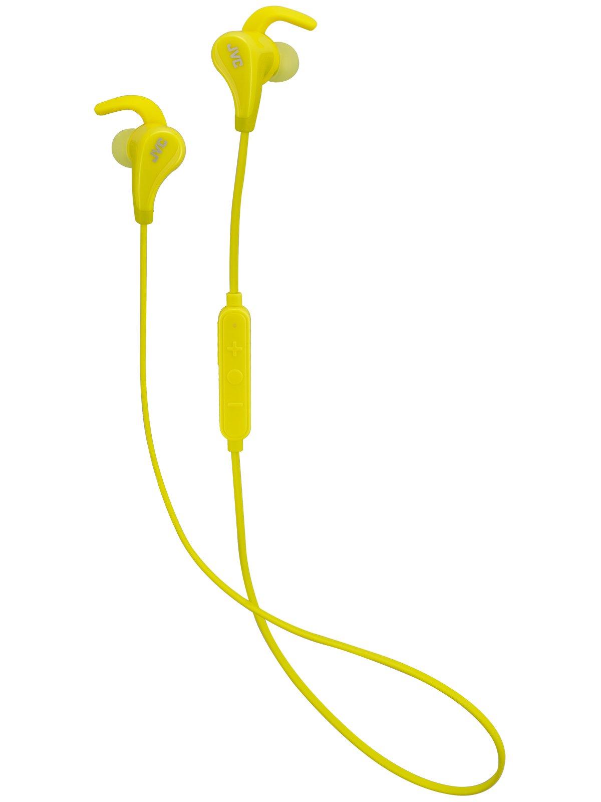 

JVC Bluetooth Sports Wireless Canal Earphones Waterproof Yellow HA-ET800BT-Y