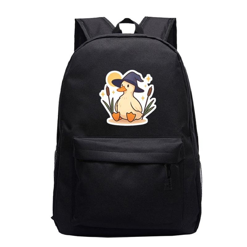 Primary And Secondary School Students Schoolbag Goose Personalized Printing Youth Leisure Simple Backpack Large Capacity