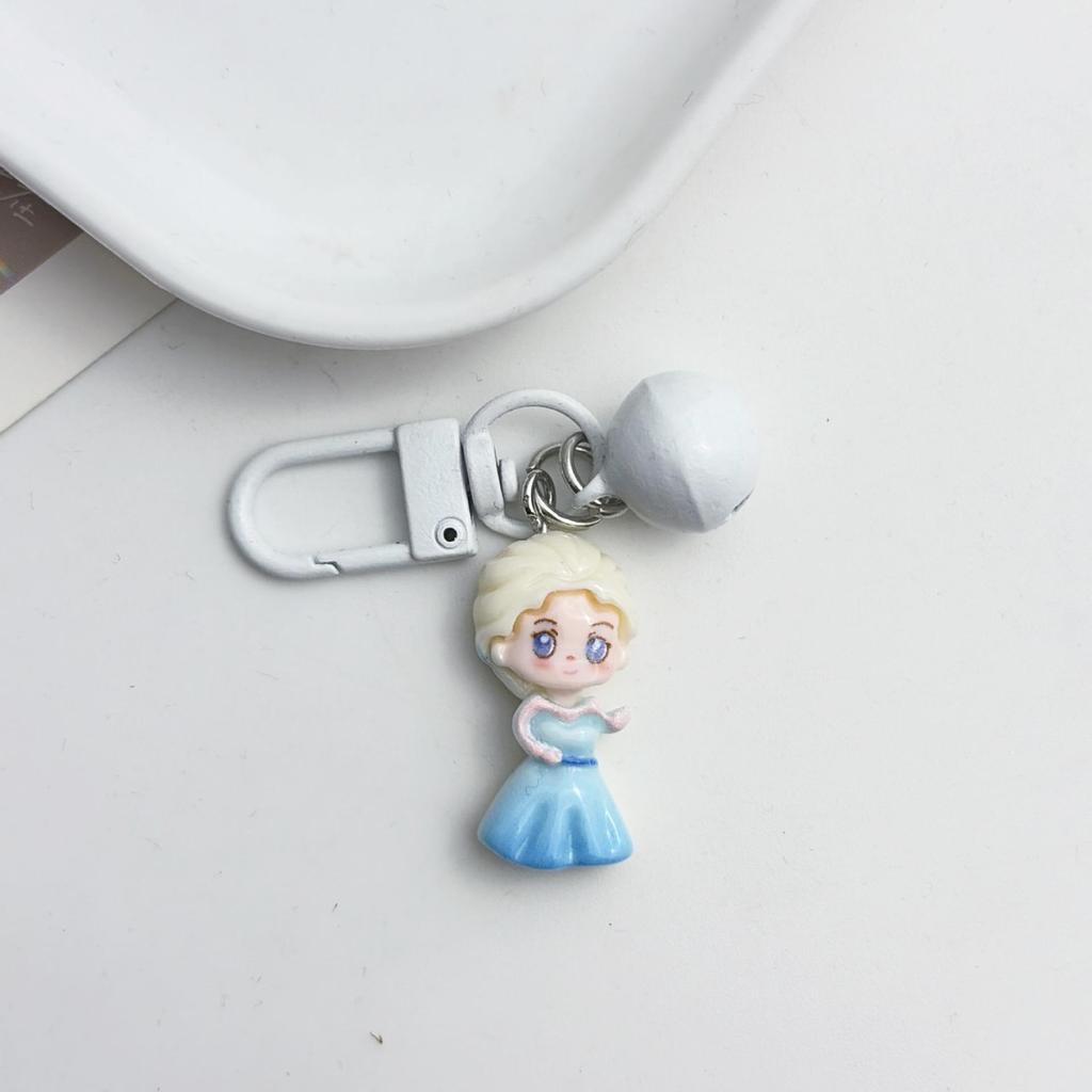 Princess Castle Resin Keychain: Cute Anime Bag Charm, Perfect for Friends