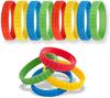 Pulseras de Bloques de Construcción 14/28 Piezas Recuerdos de Fiesta Infantil Pulseras de Goma Elásticas de Colores para Niños y Niñas - Divertidos Regalos de Fiesta de Cumpleaños