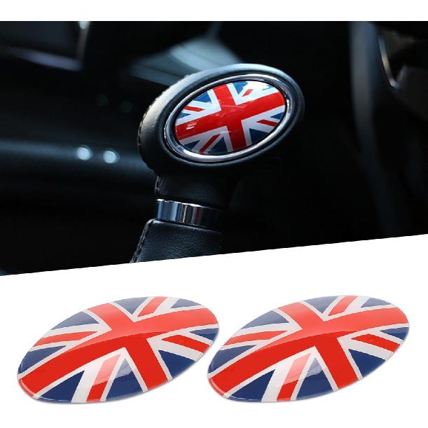 TOMALL Car Gear Shift Knob Cover Compatible with Mini Cooper/Cooper S Clubman F54 F56 Hardtop F55 Hardtop 4-Door Convertible F57 Auto Shift Gear