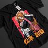 Anime Bleach Rangiku Matsumoto Waifu Black Tshirt Size S4XL