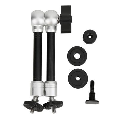 Aluminium Alloy Black Magic Arm Universal Bracket Mount Accessory for Cage Monitor Microphone Fill