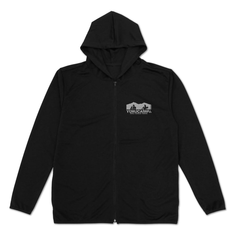 Nijigen Cospa Camp SEASON Rin Ayano Touring Thin Dry Parka BLACK L Size [Official] "Laid-Back 3"