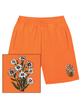 TRIPSHION Daisy Bundle Logo Sweat Half Pants - Orange