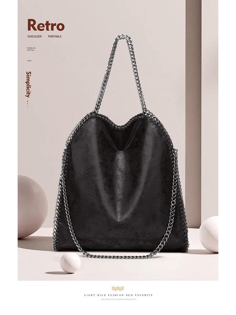 Borsa a tracolla da donna pieghevole con catena 2022