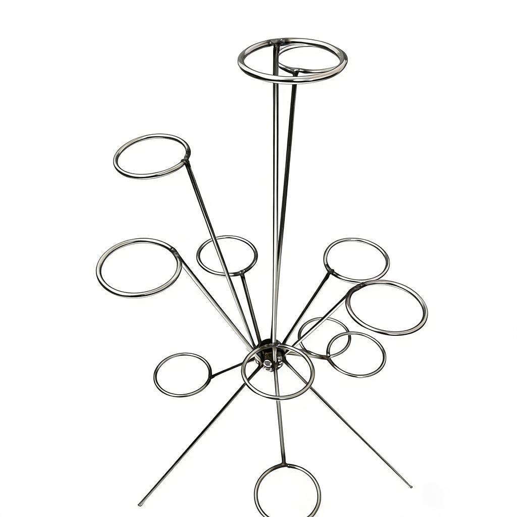 Practical Personality Exploding Fruit Bowl Simple Metal Round Fruit Bowl Holiday And Festival Party Desk Ornaments Decoration