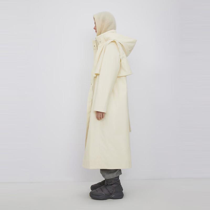 

LESS 2023 Winter Loose Hooded Long Down Jacket M