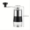 Mini Hand Shake Manual Grinding Stainless Steel Coffee Bean Grinder New Portable Save Effort Coffee Machine for Camping Travel