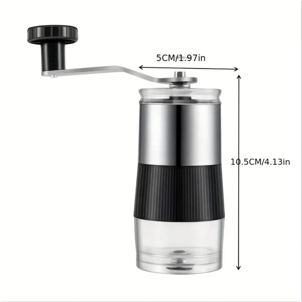 Mini Hand Shake Manual Grinding Stainless Steel Coffee Bean Grinder New Portable Save Effort Coffee Machine for Camping Travel