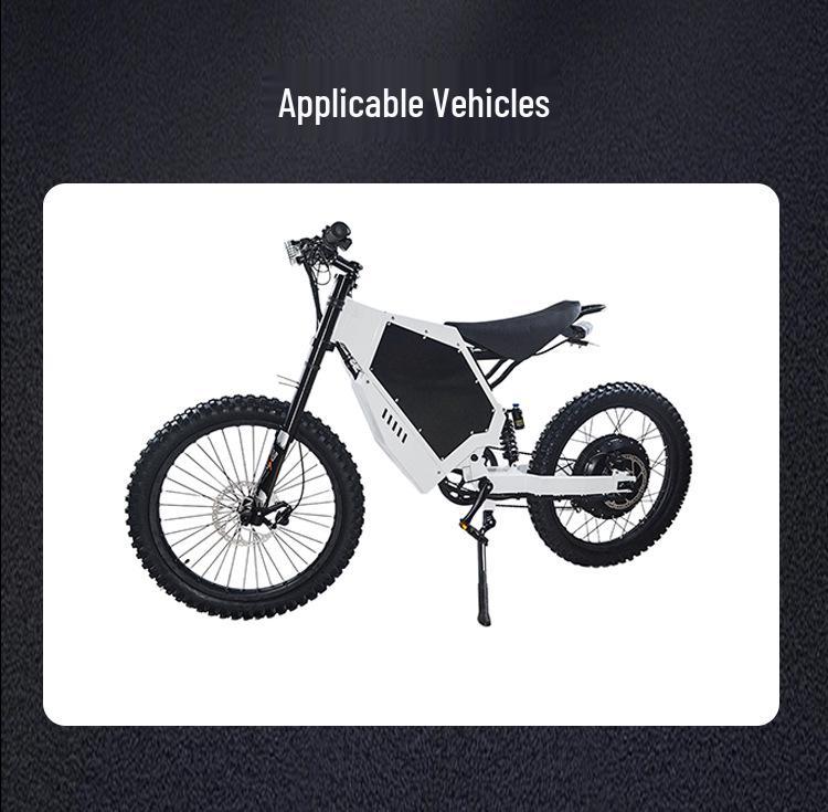 High-Power Off-Road Retro Electric Motorcycle Frame Design