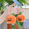 Host Pumpkin Plush Keychain Hanging Plush Doll Keychain Creative Backpack Charm  Women