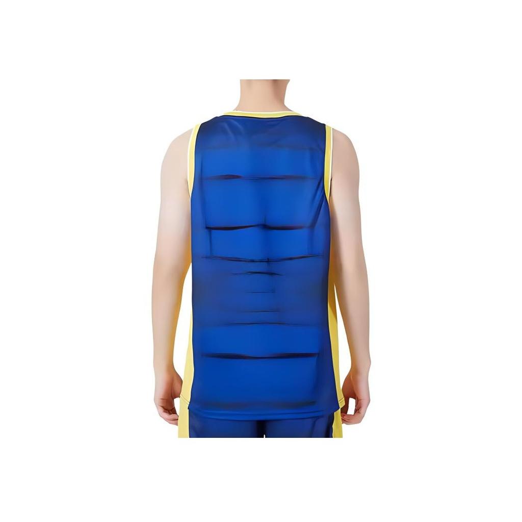 Under Armour Color Block Logo Print Basketball Knit Vest Men Tops Royal-Blue 22500103-400