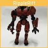 Chinese Mech Storm Red Poseable Pvc Figurine For Display